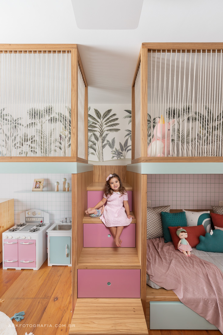Fotografia de Arquitetura do Quarto Infantil pelo Fotógrafo de Arquitetura Luciano Mendes
